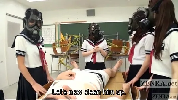 Best CFNM Gas Mask Japanese inspection Subtitled clips Clips