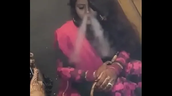 Best Smoking Newly Married Hot-Girl Taking Hookah clips Clips