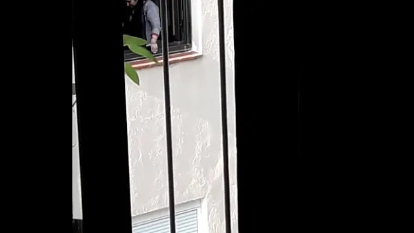 Bedste Naked neighbor on the balcony klip klip
