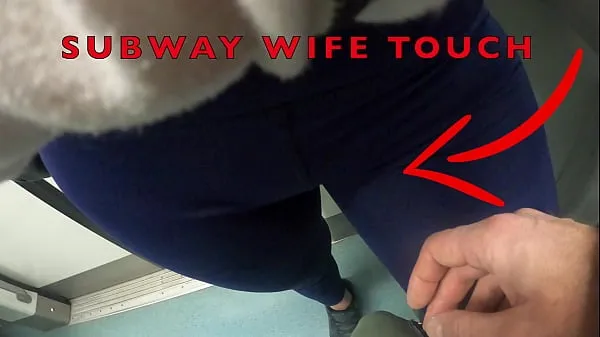 Best My Wife Let Older Unknown Man to Touch her Pussy Lips Over her Spandex Leggings in Subway clips Clips