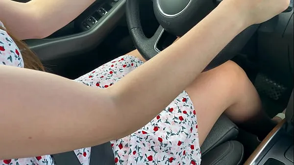 Best Stepmother: - Okay, I'll spread your legs. A young and experienced stepmother sucked her stepson in the car and let him cum in her pussy clips Clips