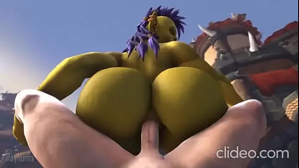 Best Thick female orc rides human cock clips Clips