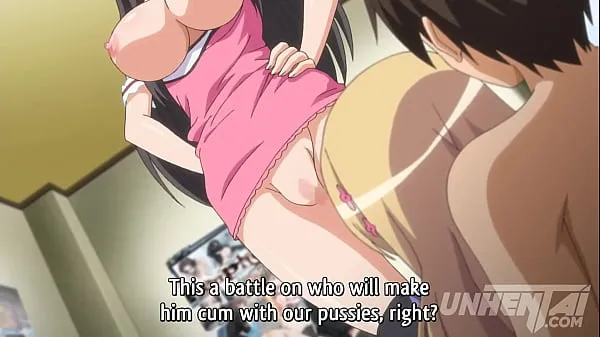 Best Hot Teens Fighting for One Lucky Guy - Hentai with Subtitles clips Clips