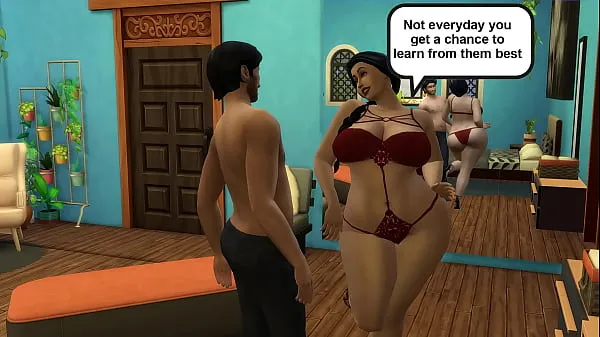 Best Lakshmi aunty teaching him how to fuck a busty women clips Clips