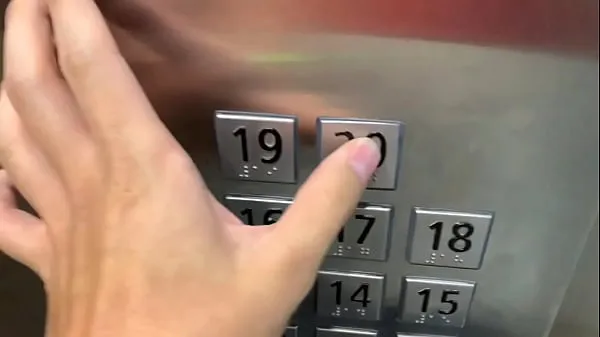 أفضل Sex in public, in the elevator with a stranger and they catch us مقاطع مقاطع